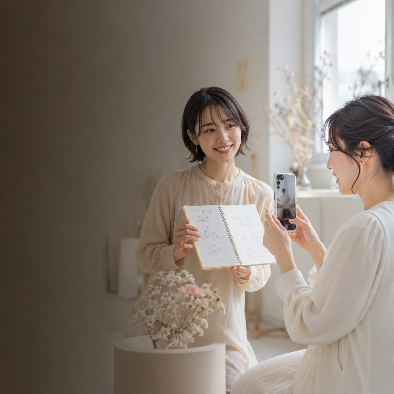 勝負の一手を出すイメージ