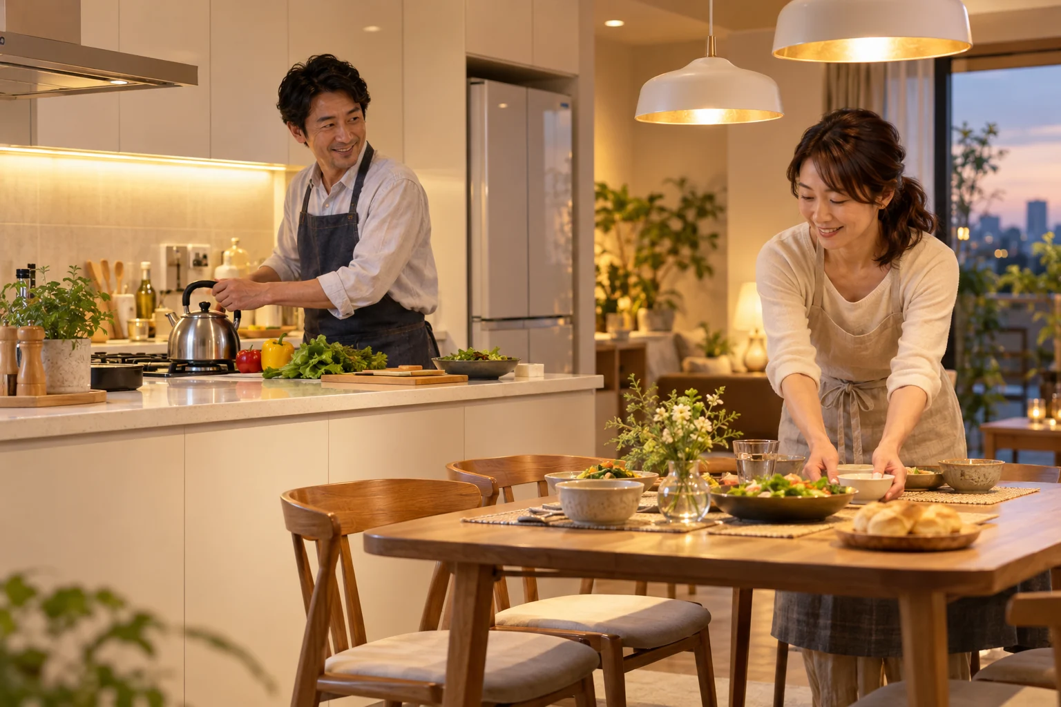 電気・ガス。利用シーンのイメージ